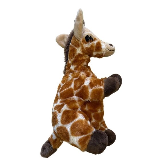 Eco Pals Hand Puppet 12" Giraffe Plush Toy By Wildlife Artists Imaginative Fun - Picture 1 of 9